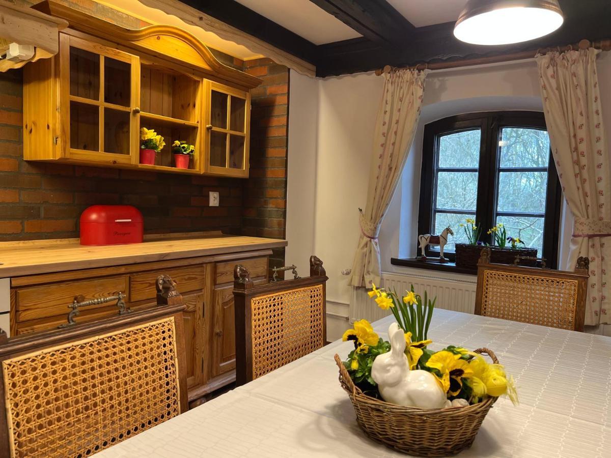 Apartament W Xix-Wiecznym Spichlerzu Nad Jeziorem Z Dostepem Do Parku I Widokiem Na Dworek Modrzewiowy Z 1823 Roku Szteklin Экстерьер фото